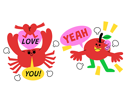 Food and Fruit Stickers