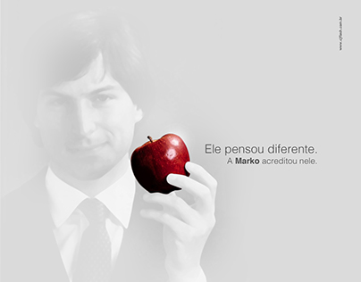 Anúncio Homenagem "Steve Jobs" - MARKO