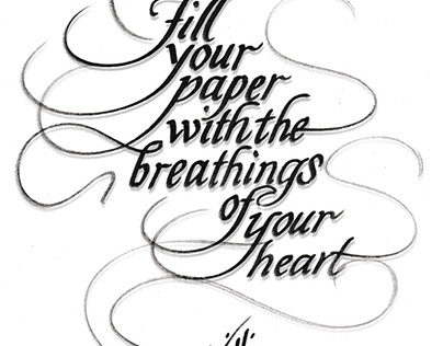 William Wordsworth in Calligraphy