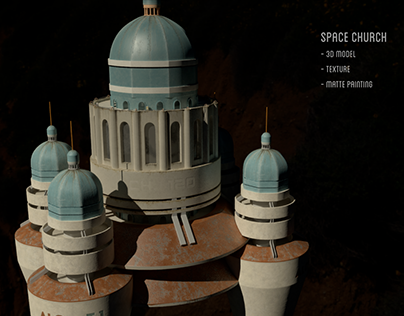 3D Model Space Church