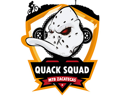 logo Quack squad bike zacatecas