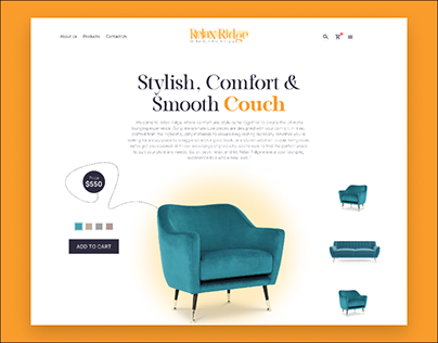 Relax Ridge Website Design || Web UI Presentation