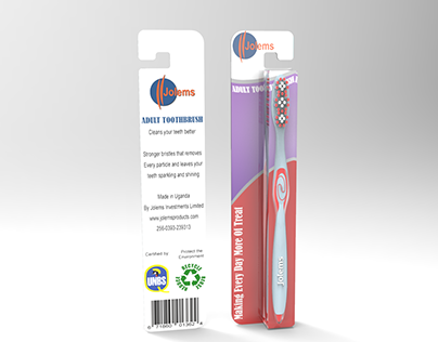 3D Adult Tooth Brush Model