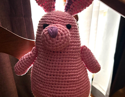 Bunny - pattern originated from The Woobles