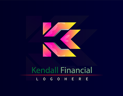Modern k letter logo design