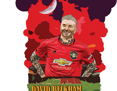 David Beckham- Portrait Illustration