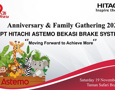 Hitachi Anniversarry & Family Gathering 2023 Banner