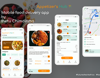 Appetizer's Hub | Food UI Design