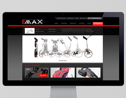 Bigmax Golf Product Website