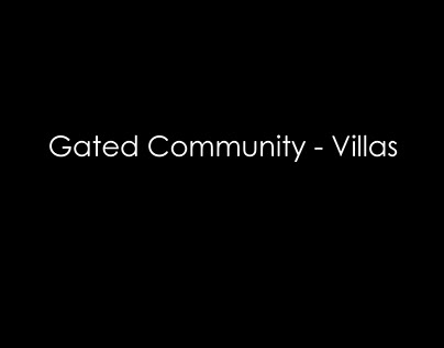 Gated Community - Villas