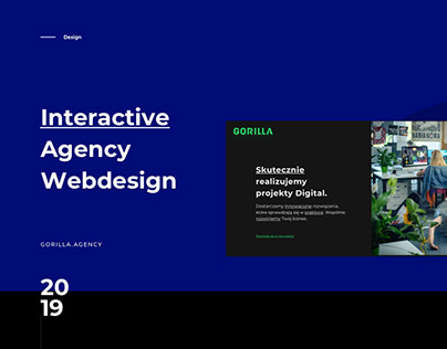 Interactive agency webdesign