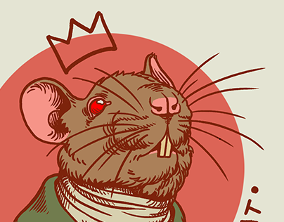 Digital Illustration: Year of The Rat 2020