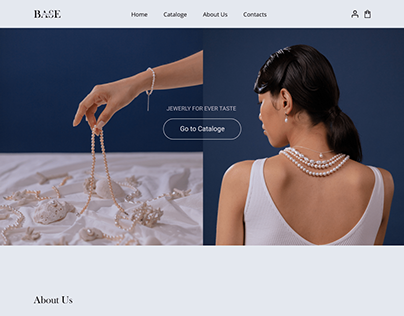 Сайт для інтернет-магазину BASE jewelry