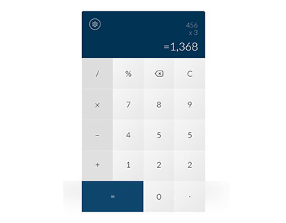Calculator - For left handed people