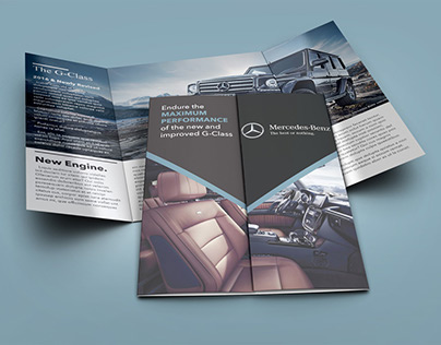 Mercedes-Benz Open Gate Fold Brochure