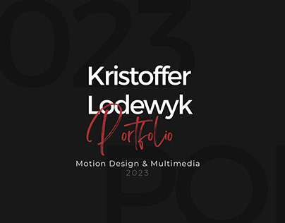 Kristoffer Lodewyk 2023 Portfolio