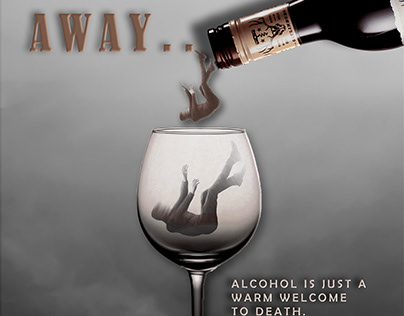 Stop alcohol (awareness poster)