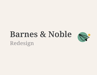 Barnes & Noble website redesign