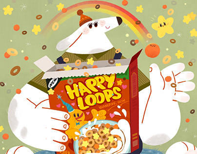 Happy loops-illustration by ding