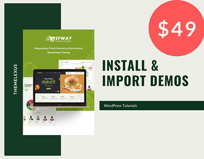 Install & Import Demos in WordPress Theme | Themelexus