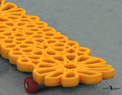 Nazari style skateboard.