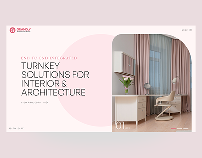 Website Design for Interior and Architecture Company