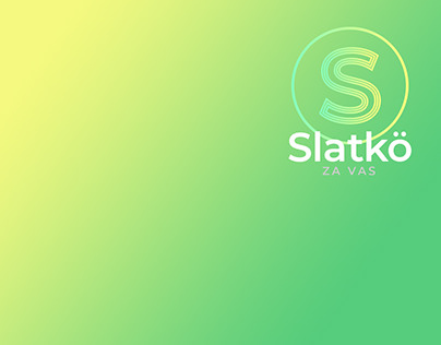 SLATKÖ sweets branding