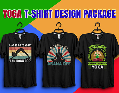 Yoga t-shirt design graphic .