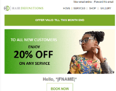 Hair Definitions Email Template