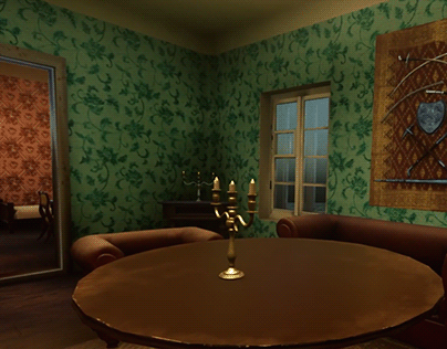 Manor of Pilsudski family in Zulow - VR reconstruction