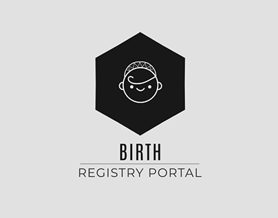 Logo of Birth Registry Portal we developed in Hackathon