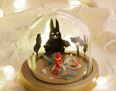 Little Red Riding Hood diorama