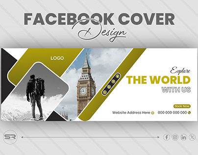Travel facebook cover design