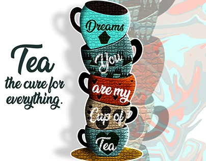 Tea Cups illustration