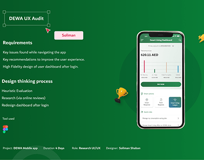 UX Audit "Dewa Mobile App"