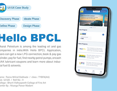 UI/UX PROJECT REDESIGN APP-HELLO BPCL