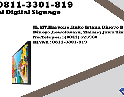 Jual Commercial Digital Signage Displays Surabaya