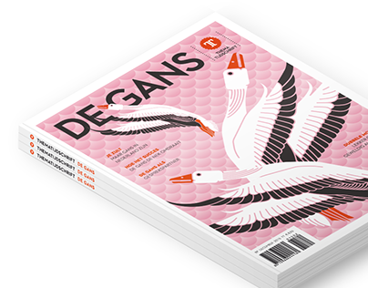 De Gans, fold-out cover design & illustration