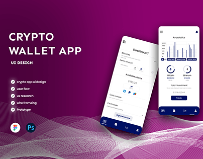Crypto Wallet App design