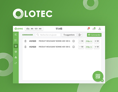 Olotec - Ordering and tracking equipment app