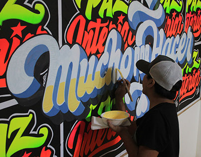 ELLIOT TUPAC: Screen printing - Sign painter -Lettering