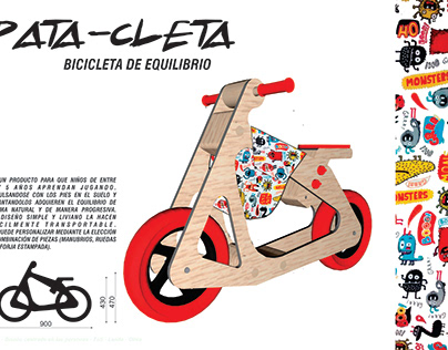 Bicicleta de equilibrio 'Pata-Cleta'