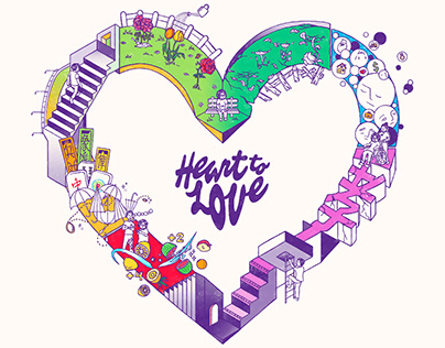 "Heart to Love" Campaign Brand Identity