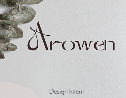 Project thumbnail - Arowen Typeface