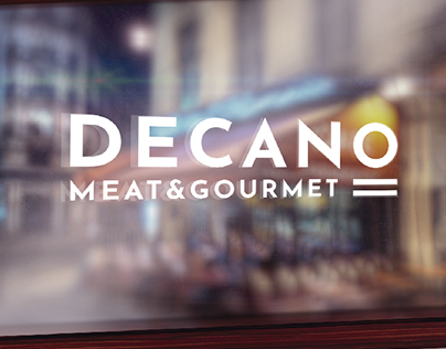 Identidad de marca - Decano Meat&Gourmet