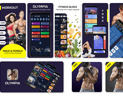 Gym Workouts & Fitness Trainer app screenshots