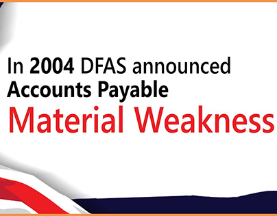 DFAS Resolved AP Material Weakness