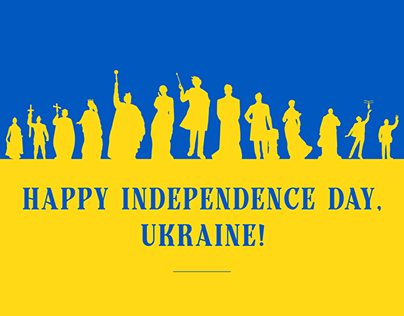Happy Independence day, Ukraine!