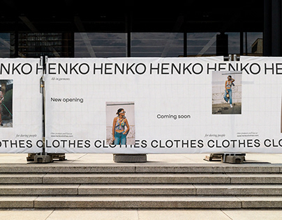 Project thumbnail - HENKO CLOTHES. Brand ID