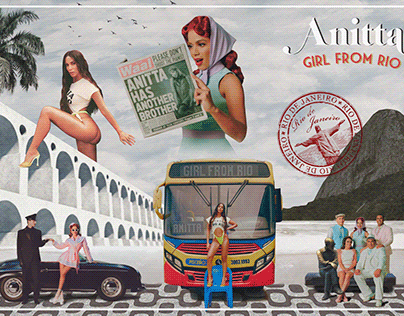 Girl From Rio Postcard